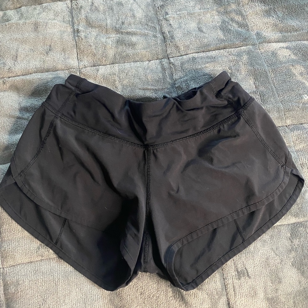 Black lululemon shorts